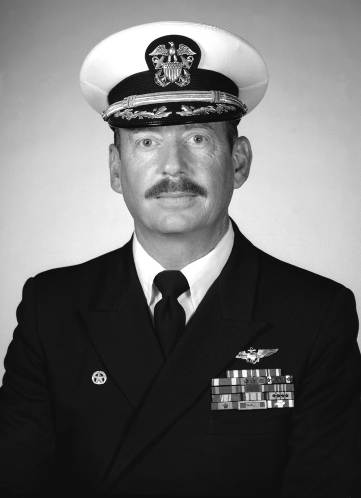 Captain Robert E. Tucker Jr., USN (covered) - PICRYL - Public Domain ...