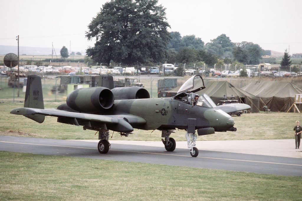 An A 10 Thunderbolt Ii Aircraft From The 511th Tactical Fighter Squadron 81st Tactical Fighter