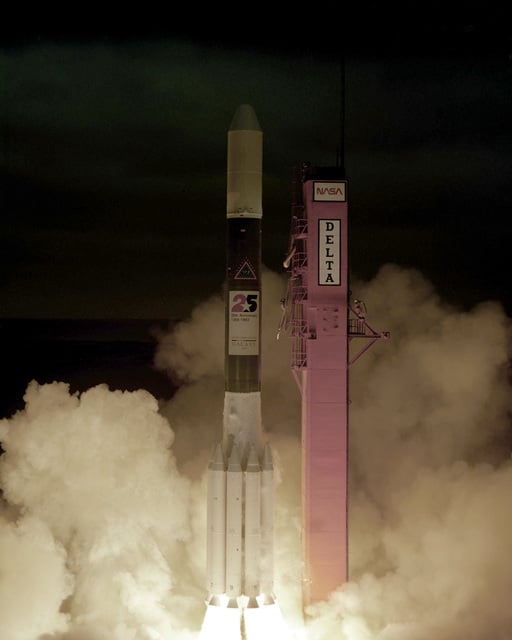 A GALAXY-B Satellite Is Launched On A Delta 173 Launch Vehicle From ...