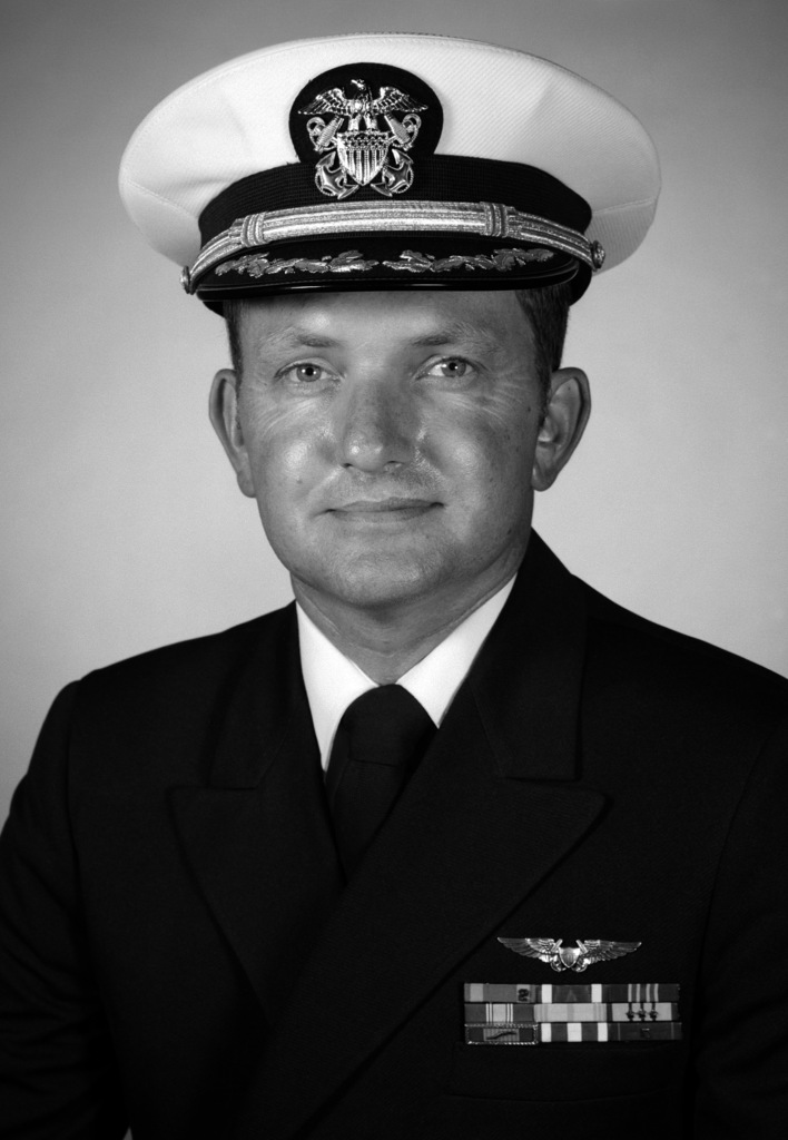 Commander Eugene M. Krier, USN (covered) - NARA & DVIDS Public Domain ...