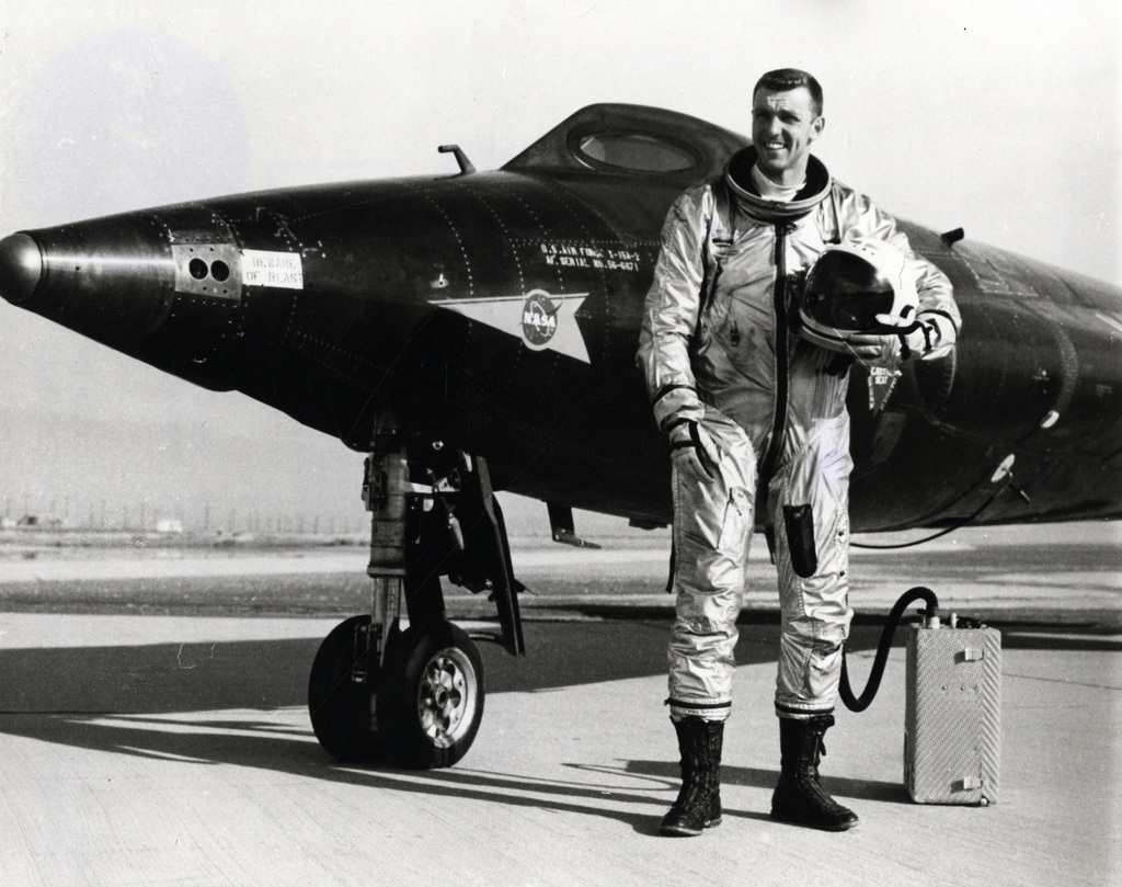 Photographs of X-15 Pilot Captain Joe H. Engle, USAF, and a X-15