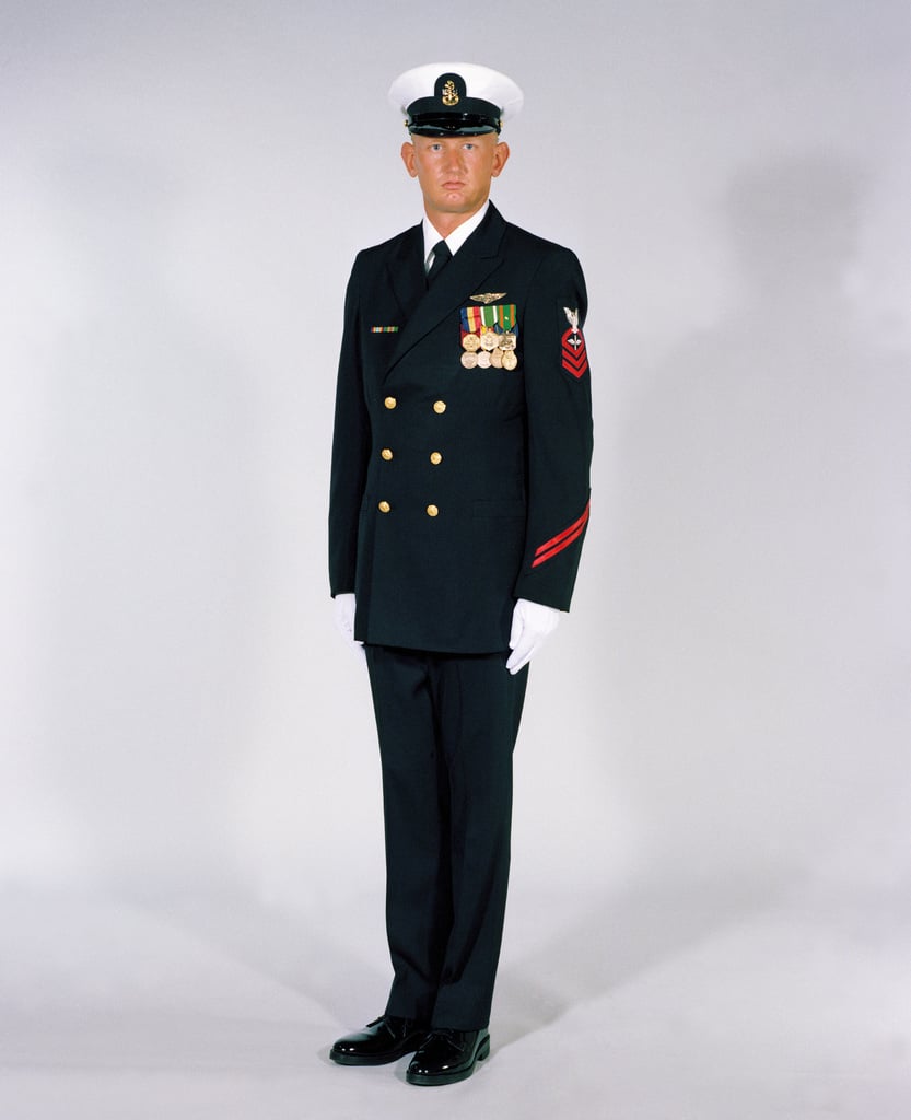 Navy Uniforms: Men's Full Dress Blue, CHIEF PETTY Officer. 1984 Uniform ...