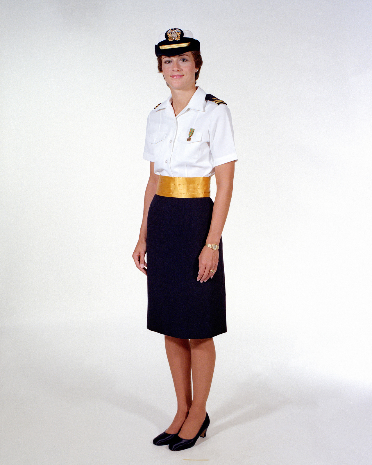 Navy Uniforms: Women's Tropical Dinner Dress Blue, Officer. 1984 ...