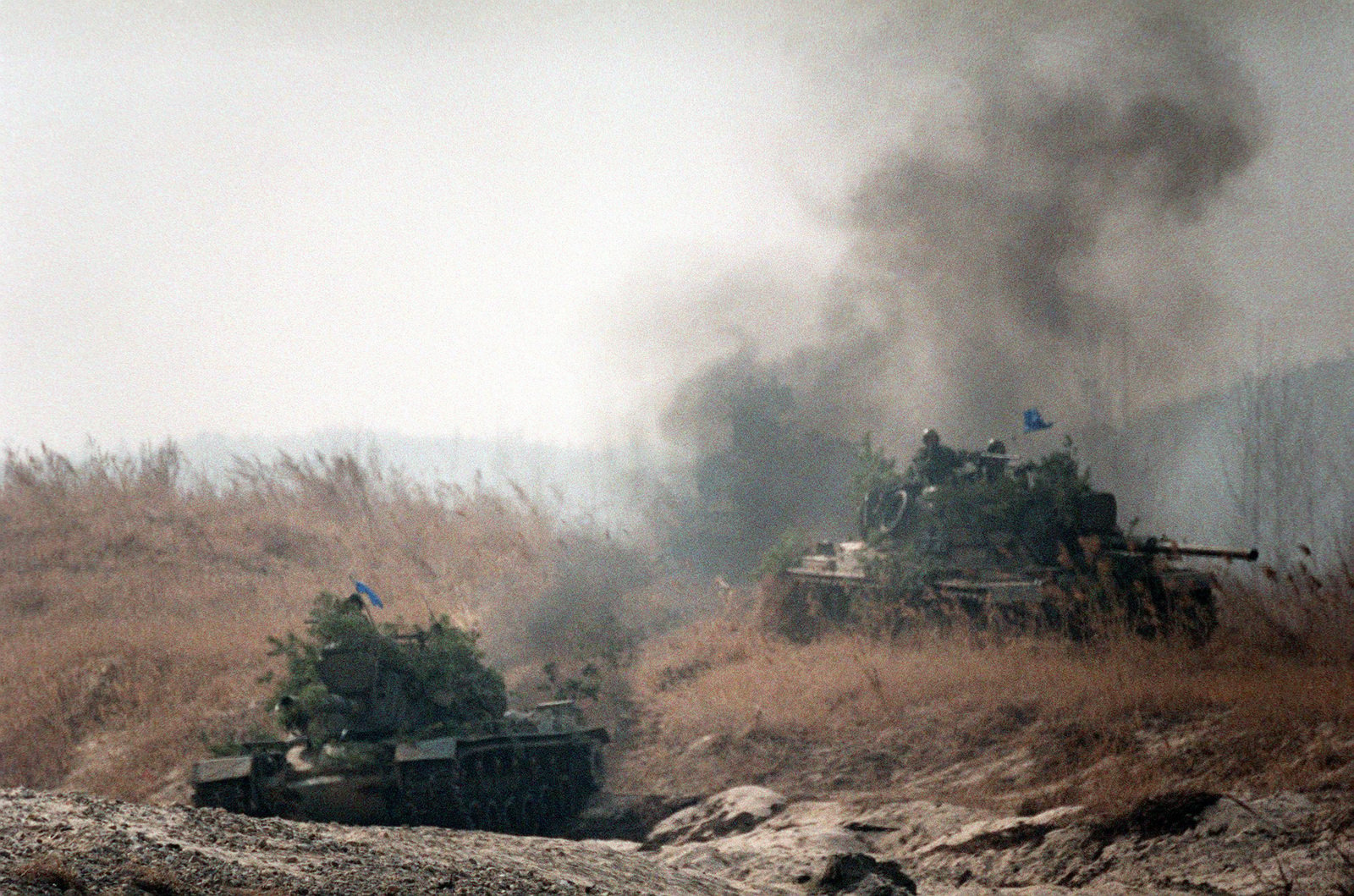 M A Main Battle Tank In Use During The Joint South Korea Us Exercise Team Spirit Nara