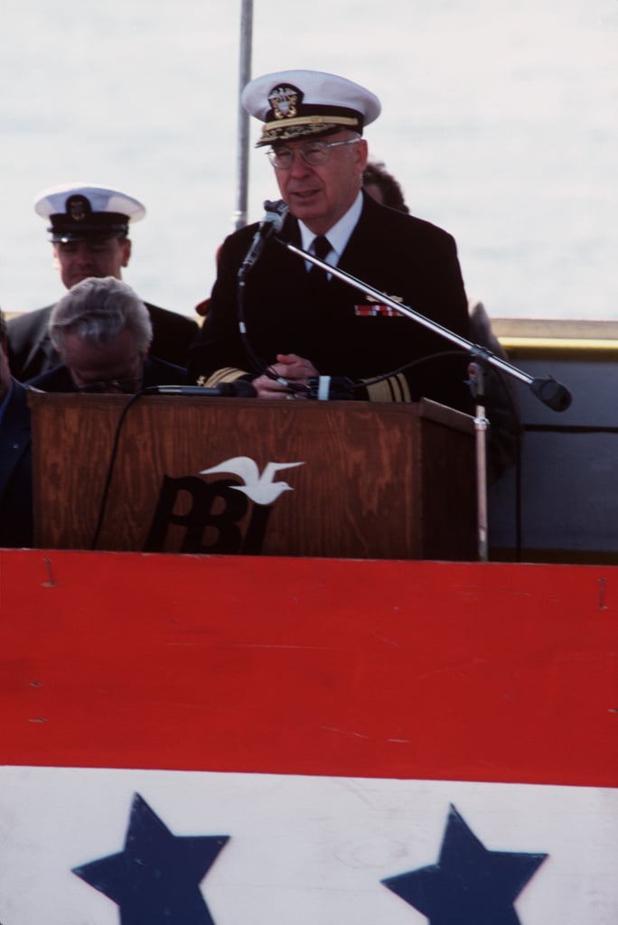 Vice Admiral Earl B. Fowler, Commander, Naval Sea Systems Command ...