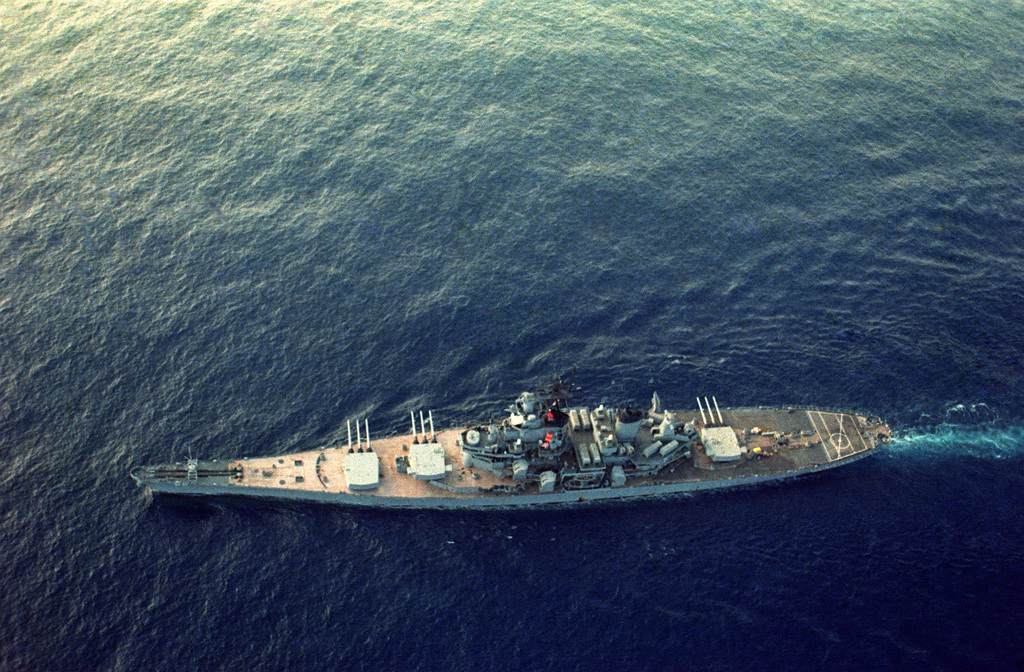 File:USS New Jersey (BB-62) bombarding Tinian in June 1944.jpg