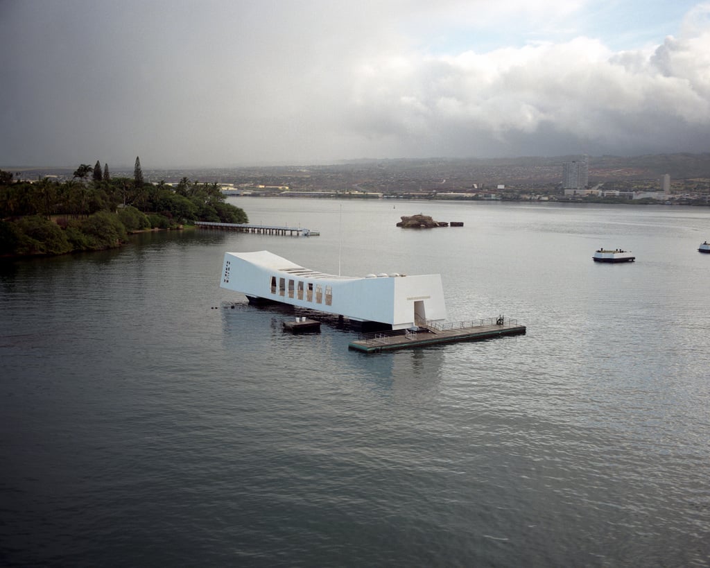 Aerial View Of The Uss Arizona Memorial Nara And Dvids Public Domain Archive Public Domain Search