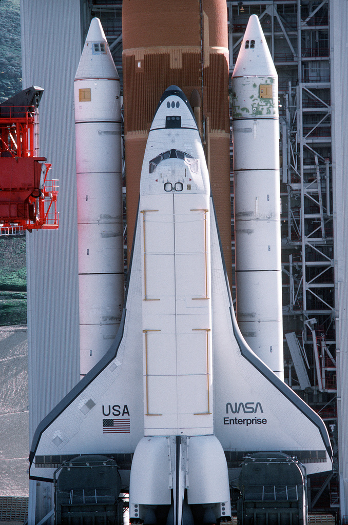 space shuttle enterprise damaged