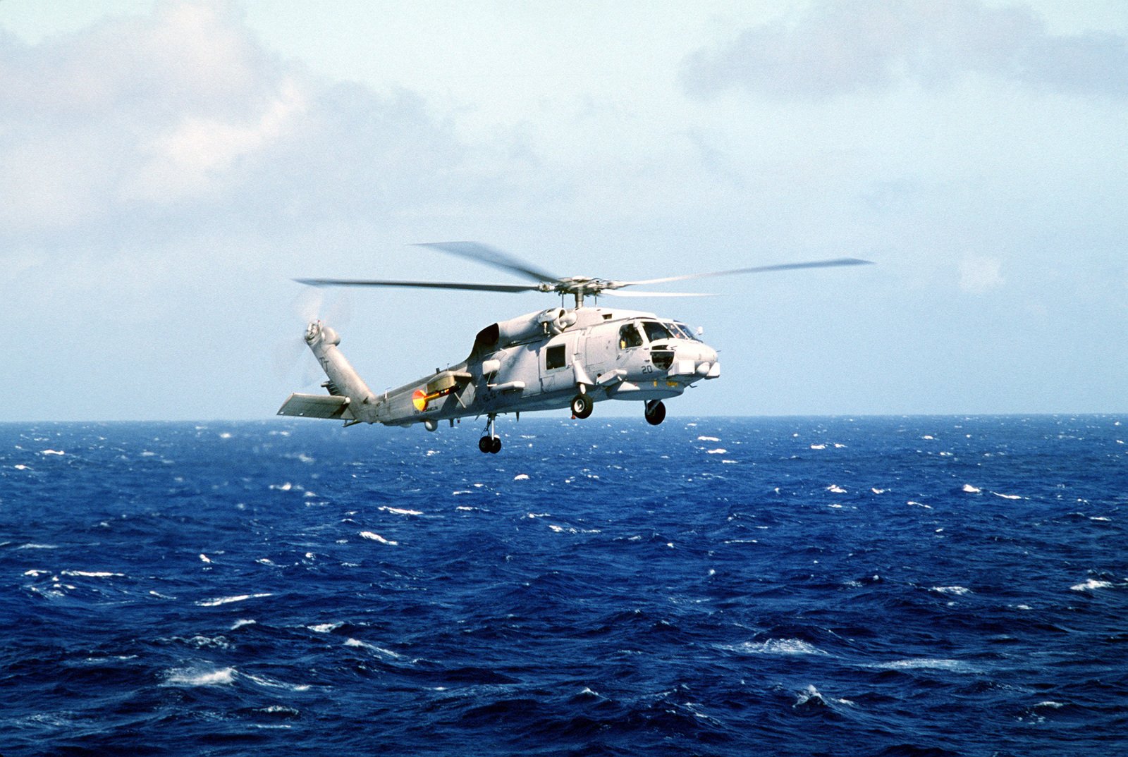 A Right Front View Of An SH-60B Seahawk Light Airborne Multi-purpose ...