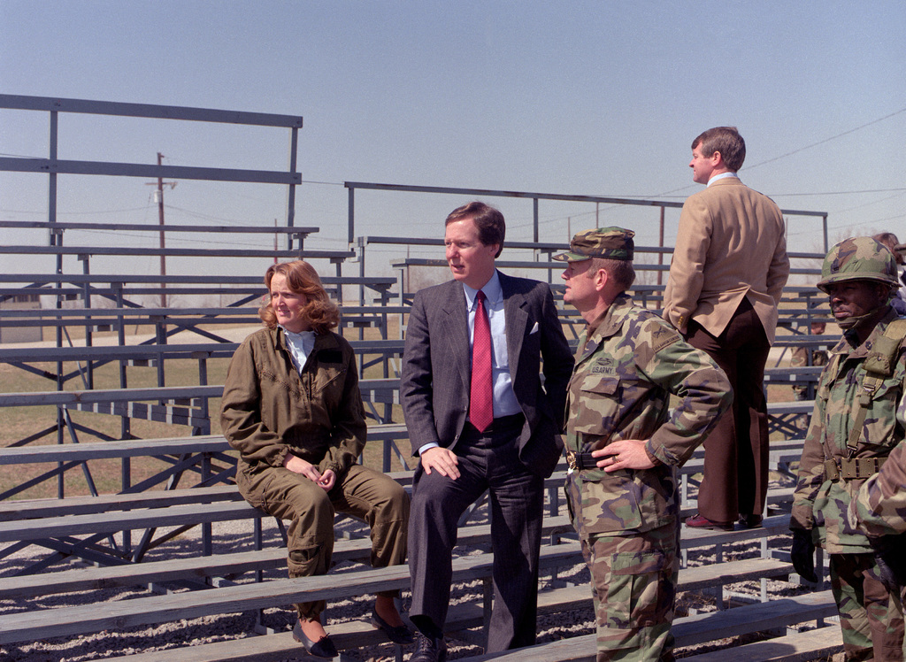 Senator Mitch McConnell, R-KY, Tours The U.S. Army Armor Center Along ...