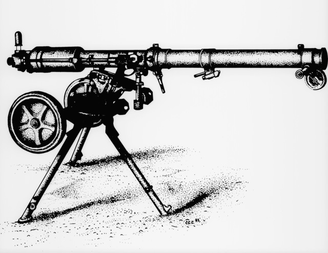 Artwork: A Soviet B-10 82mm Recoilless Rifle- Artist: Chris Cooka ...