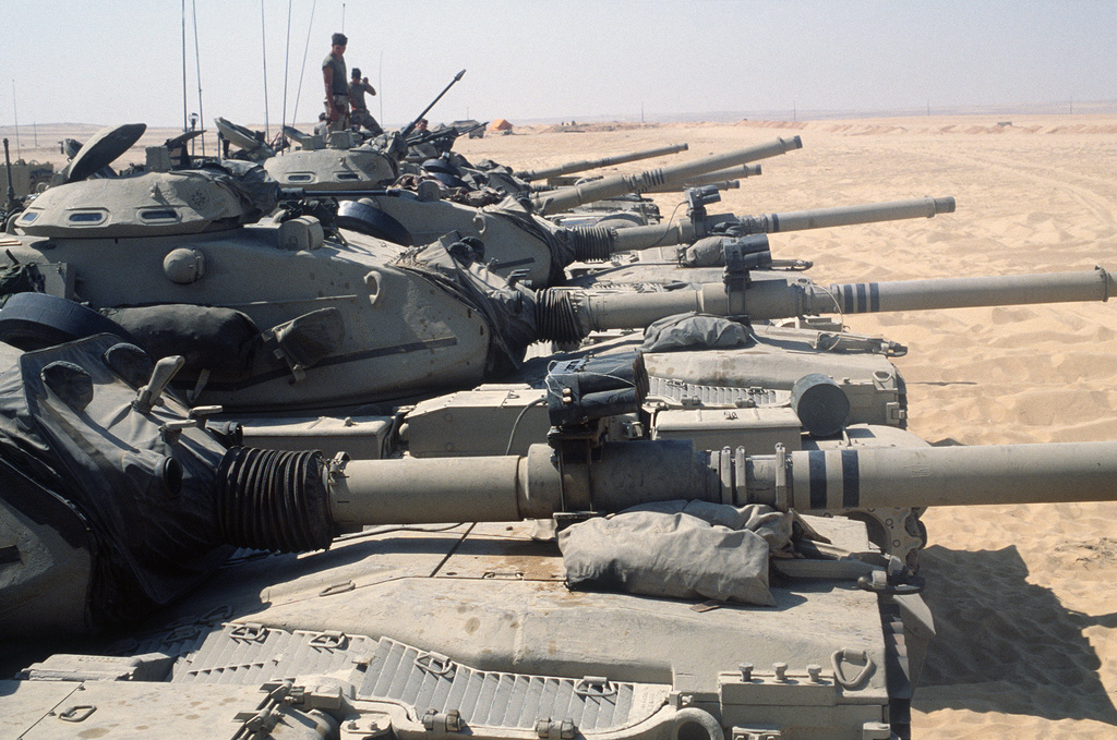 M-60 Main Battle Tanks From Company C, 2nd Battalion, 70th Armor, 24th 