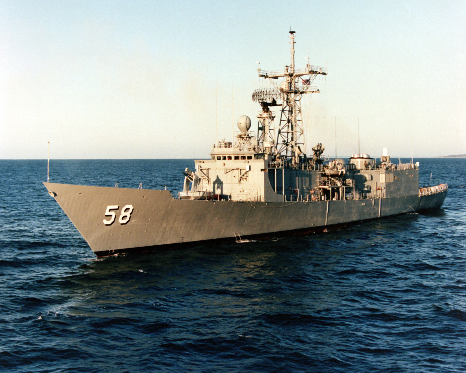 A Port Bow View Of The Guided Missile Frigate SAMUEL B. ROBERTS (FFG-58 ...