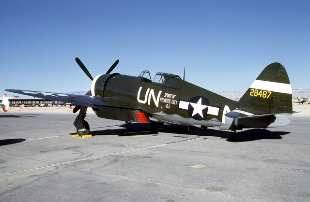 republic p47 that flew with half wing