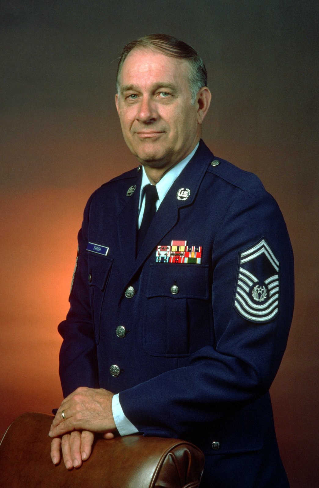 Chief Master Sgt Of The Air Force Sam E Parish Usaf Nara Dvids