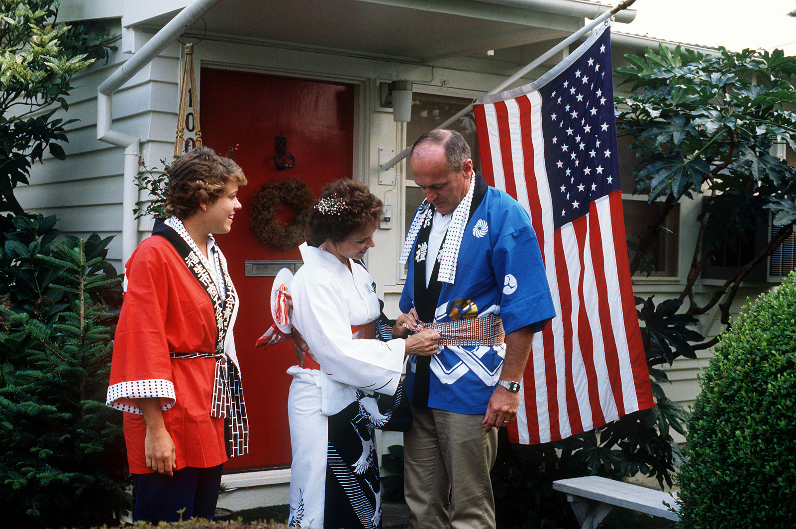 Judy Frey Wife Of Colonel Edward P Frey Commander 475th Air Base