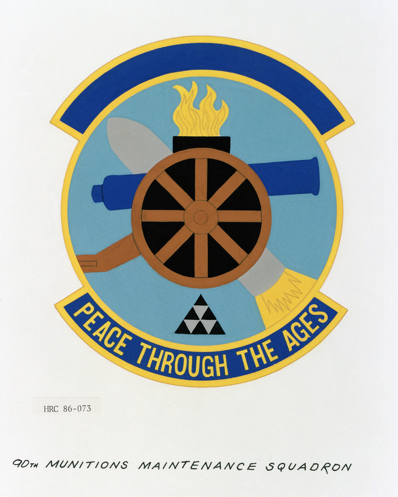 Approved insignia for: 90th Munitions Maintenance Squadron - NARA ...