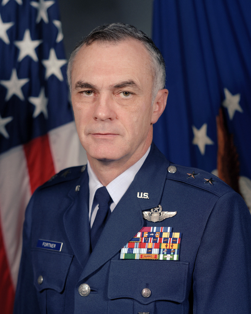 Portrait US Air Force (USAF) Major General (MGEN) Larry D. Fortner