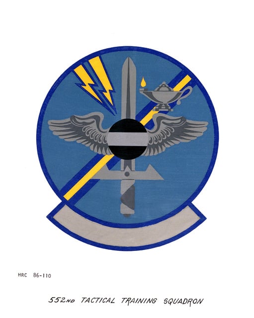 Approved insignia for: 552nd Tactical Training Squadron - NARA & DVIDS ...