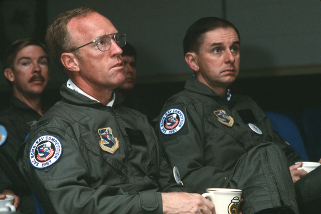 Colonel (COL) Thad A. Wolfe, commander, 509th Bombardment Wing, attends ...