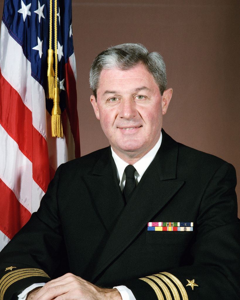 Portrait: US Navy (USN) Captain (CAPT) Donald C. Morency (uncovered ...