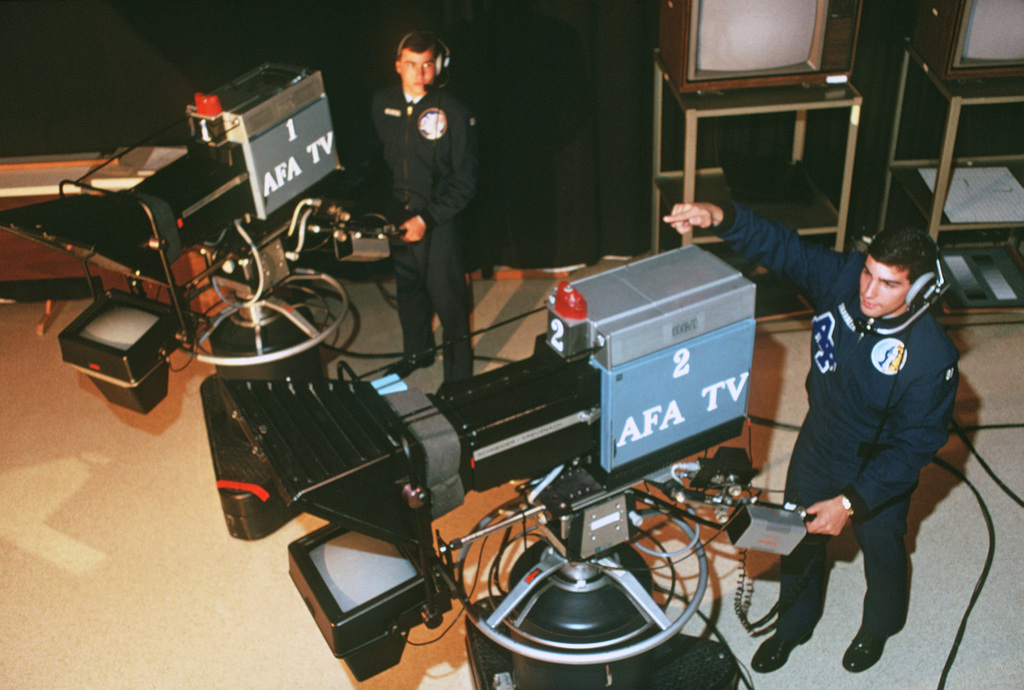 Cadets at the academy operate video cameras located in the closed