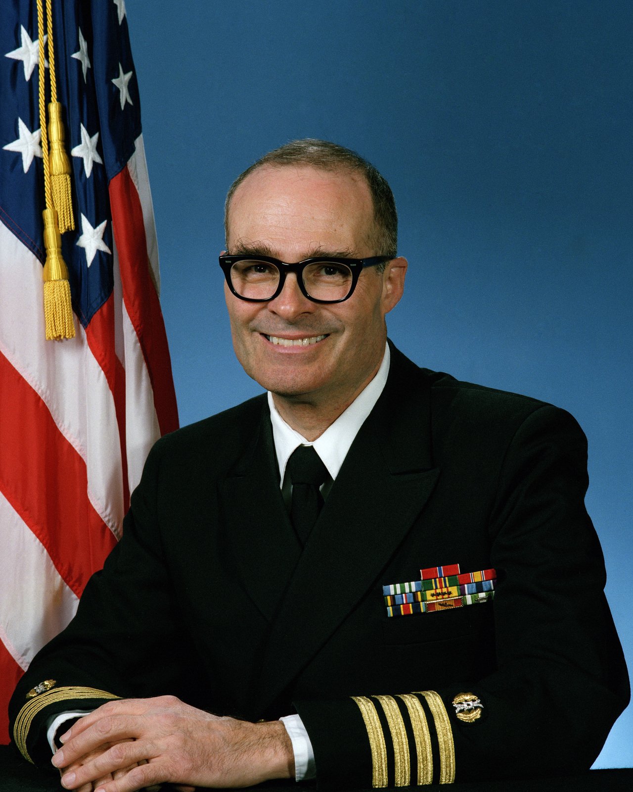 Portrait: US Navy (USN) Captain (CAPT) John T. Gladis (uncovered ...