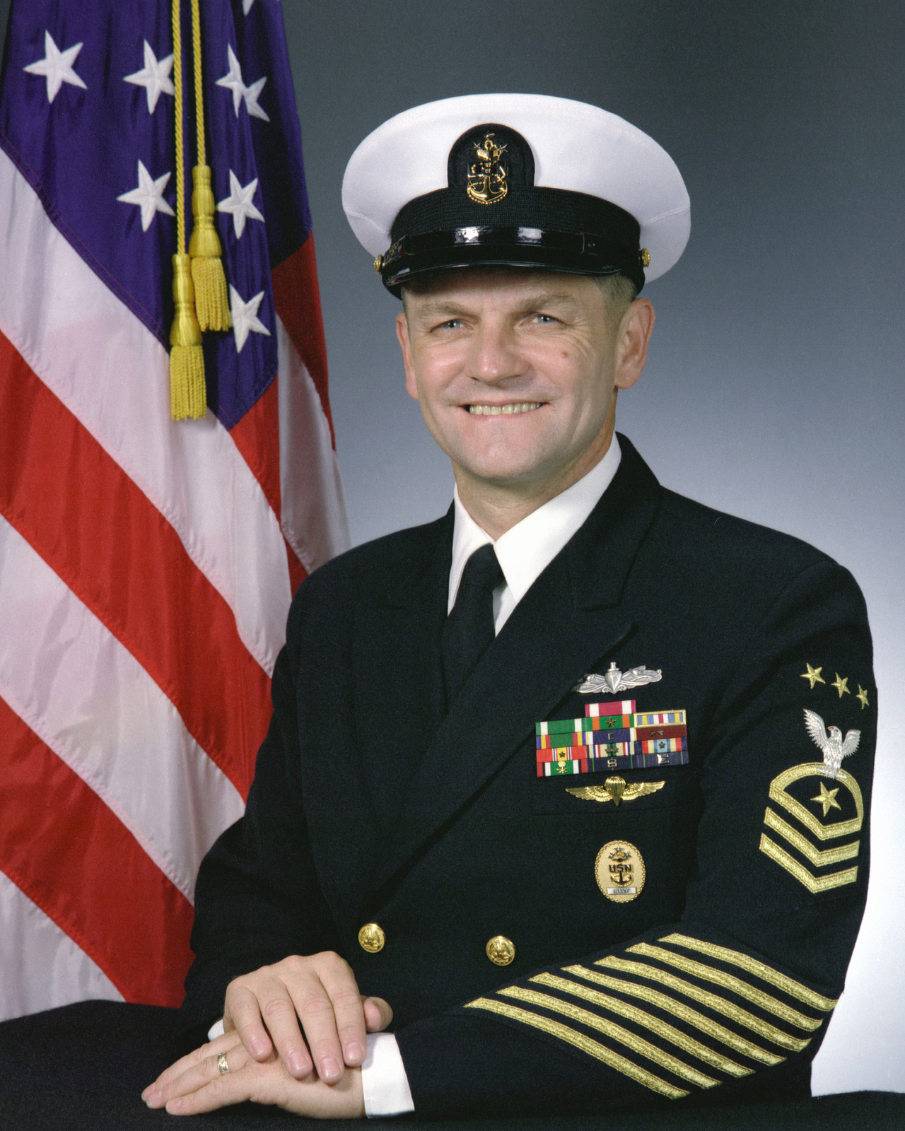 Master Chief Petty Officer Of The Navy John Hagen Usn Covered Nara