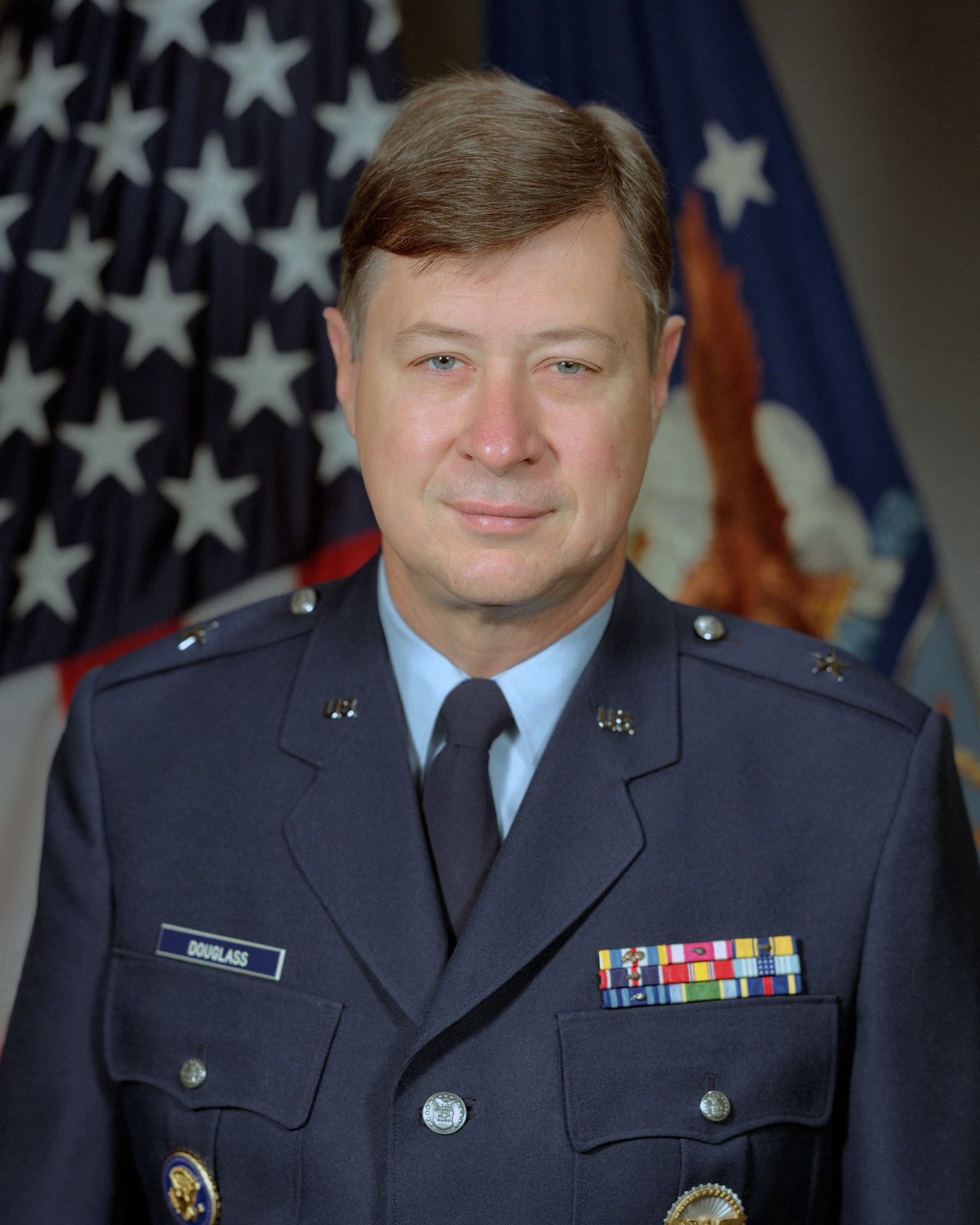 Portrait: US Air Force (USAF) Brigadier General (BGEN) John W. Douglass ...