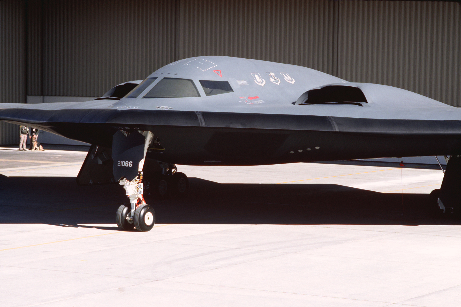 A Close-up Side View Of The Newly Introduced B-2 Advanced Technology ...