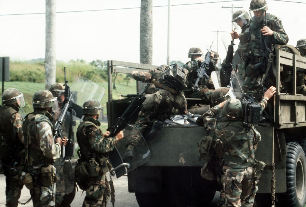 Soldiers From Company B, 5th Battalion, 87th Infantry Regiment, Wait ...