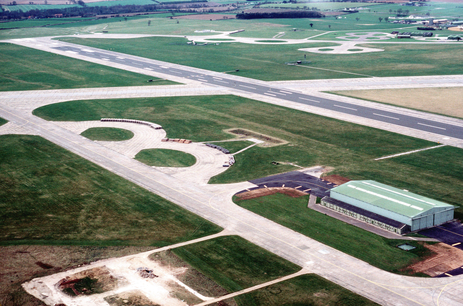 Military Base Aerial View