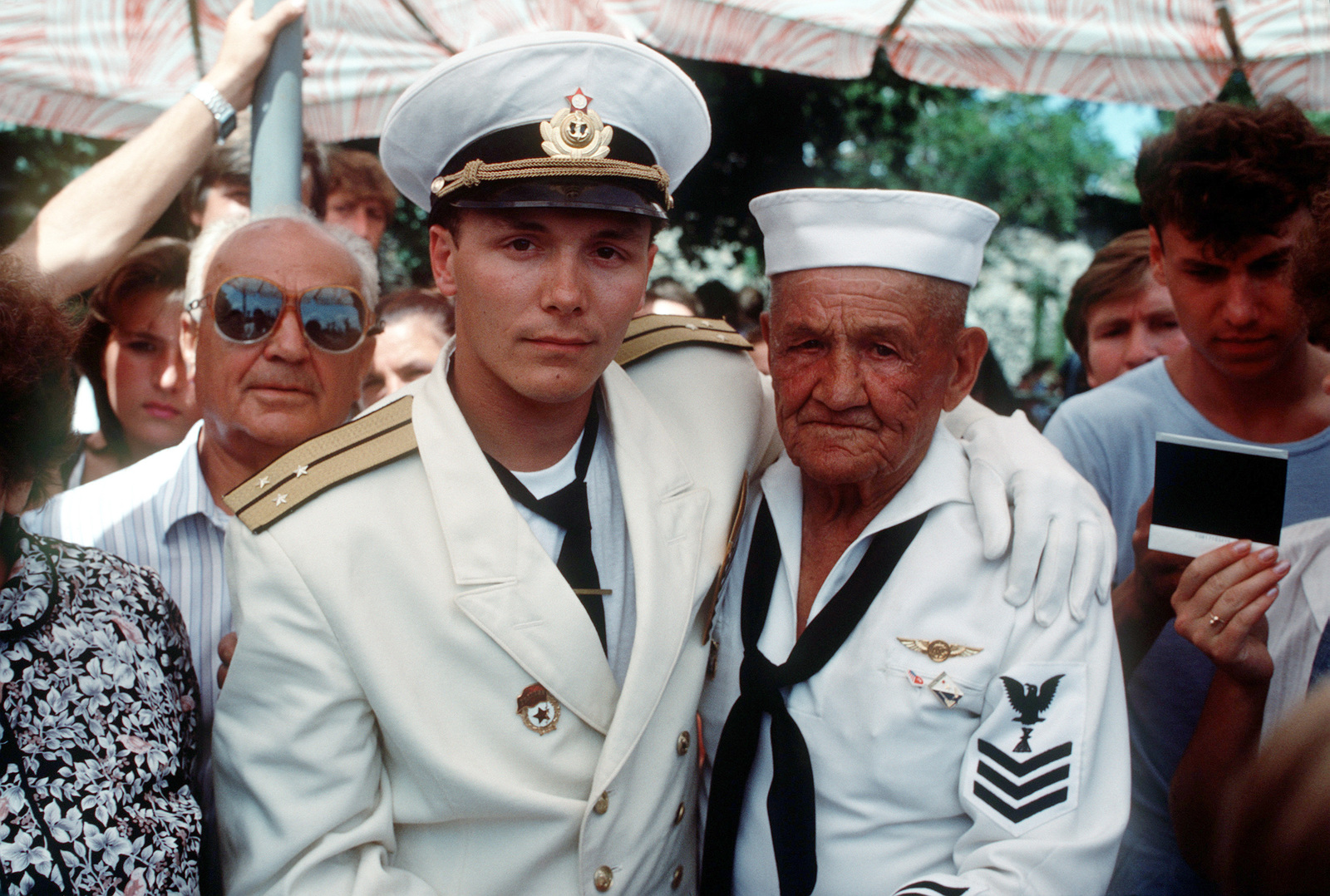 Американские корабли в Севастополе 1989