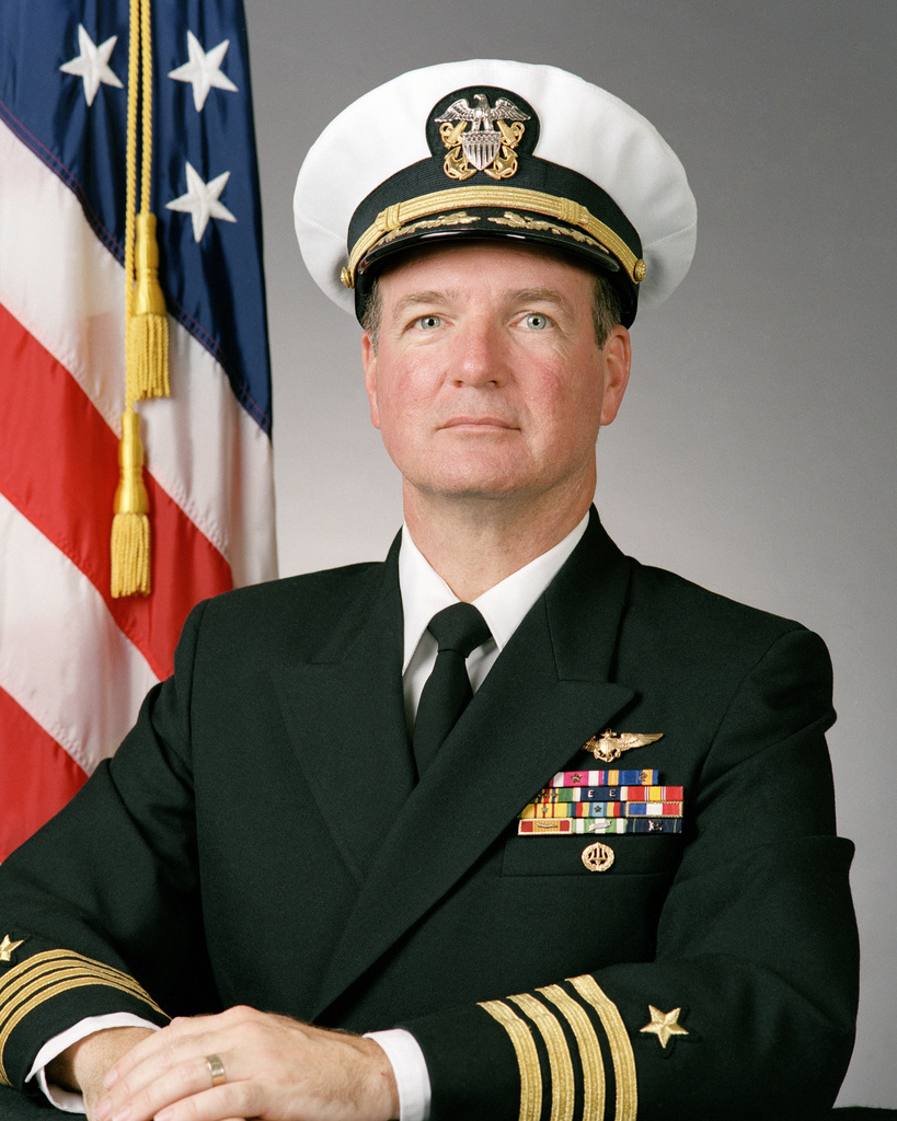 Captain CAPT Robert B. Cameron USN covered NARA DVIDS