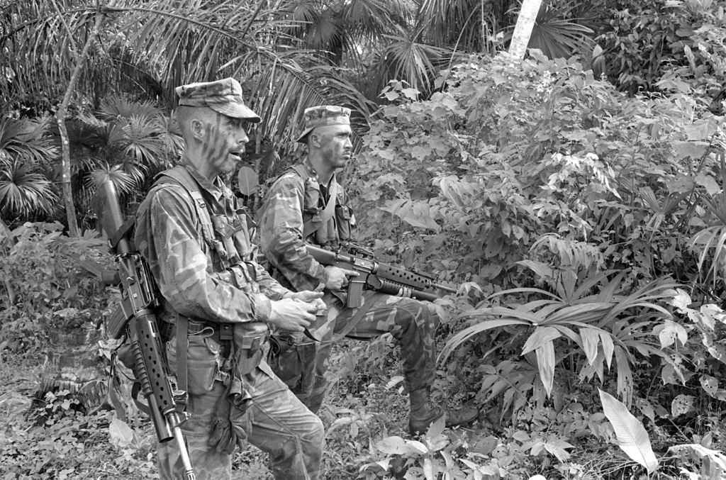 Lance Corporal William Anglin, left, and Lance Corporal David Droster ...