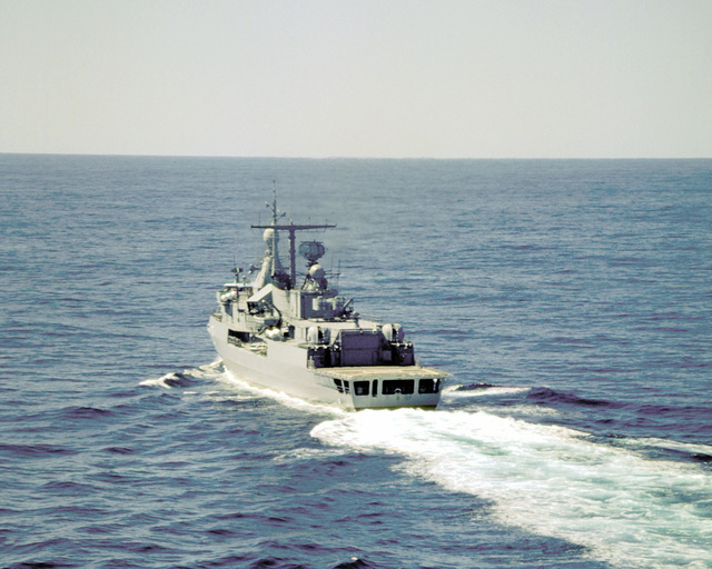 A Port Quarter View Of The Argentine Destroyer ARA SARANDI (D-13 ...