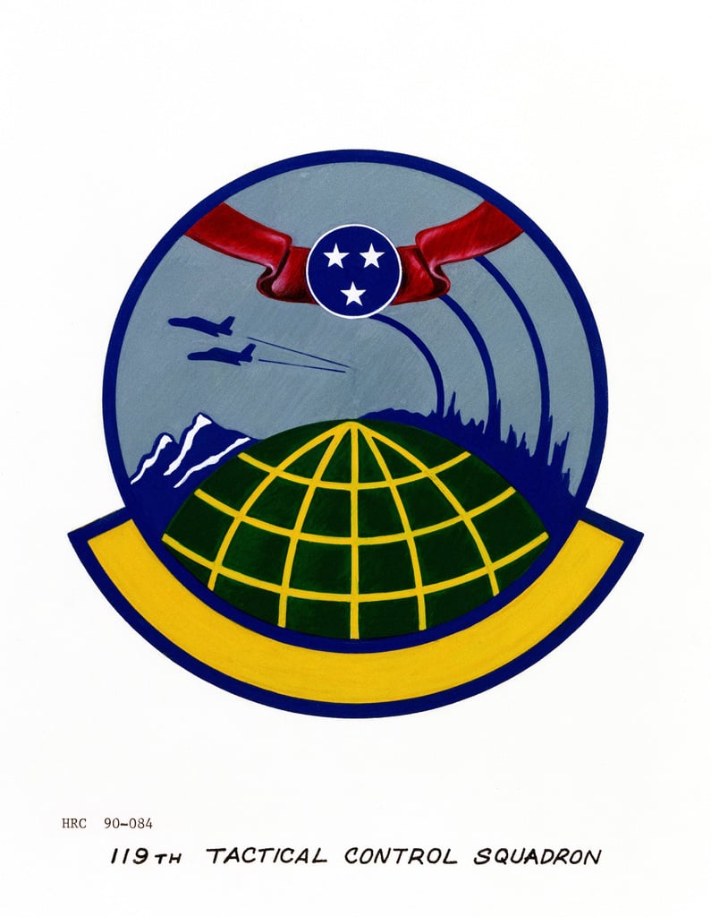 Approved insignia for: 119th Tactical Control Squadron - NARA & DVIDS ...