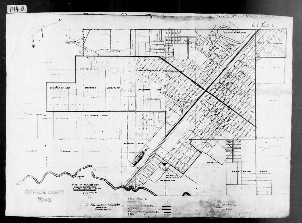 1940 Census Enumeration District Maps - Idaho - Bingham County ...