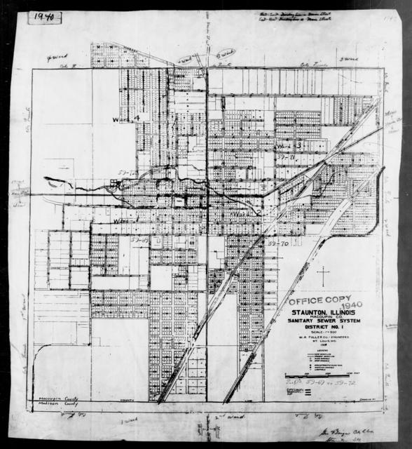 1940 Census Enumeration District Maps - Illinois - Macoupin County ...