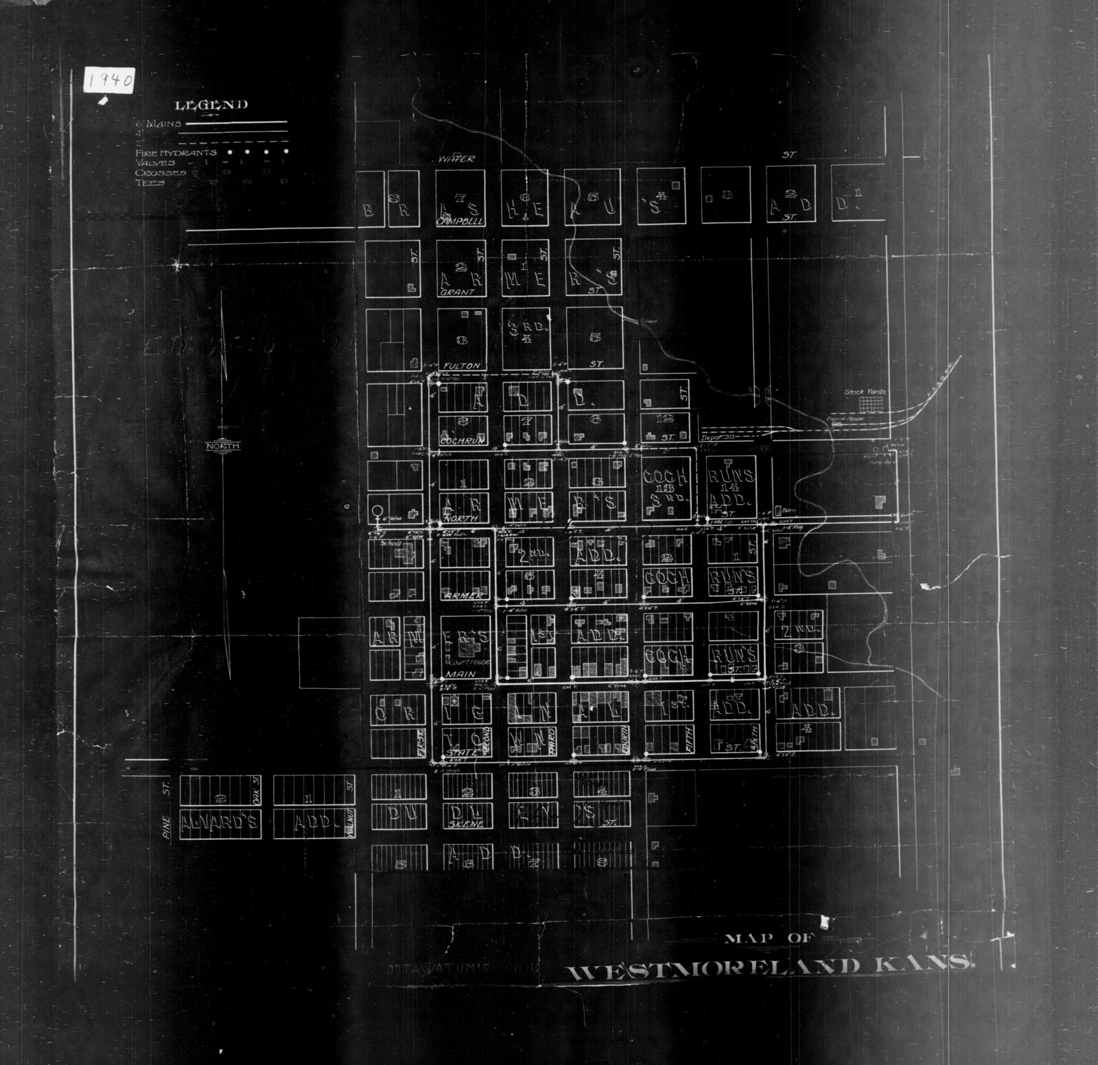 1940 Census Enumeration District Maps - Kansas - Pottawatomie County ...