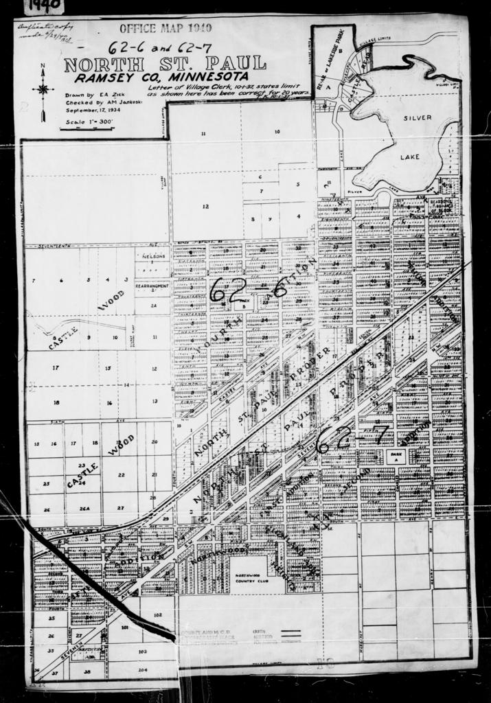 Aerial Photography Map of North St Paul, MN Minnesota