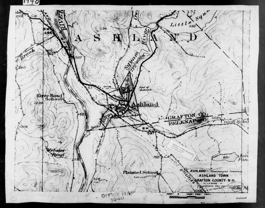 1940 Census Enumeration District Maps - New Hampshire - Grafton County ...