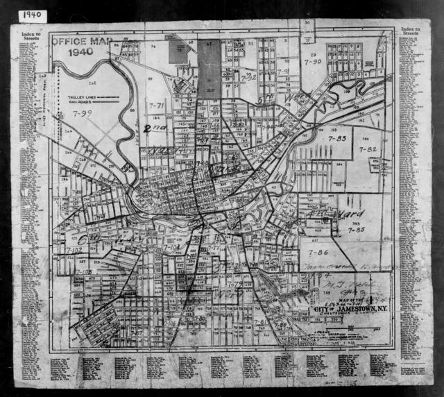 1940 Census Enumeration District Maps - New York - Chautauqua County ...