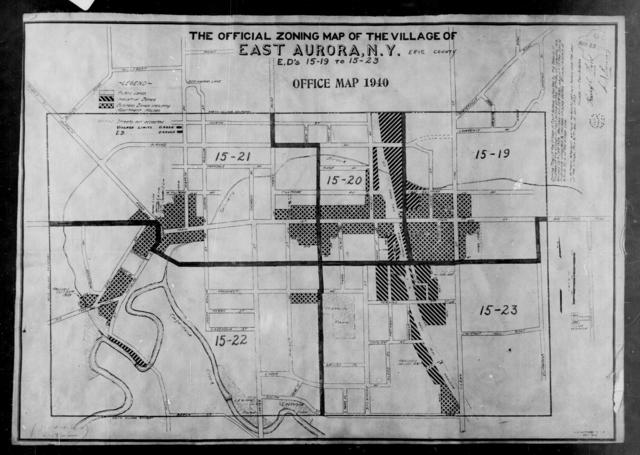 1940 Census Enumeration District Maps - New York - Erie County - East ...