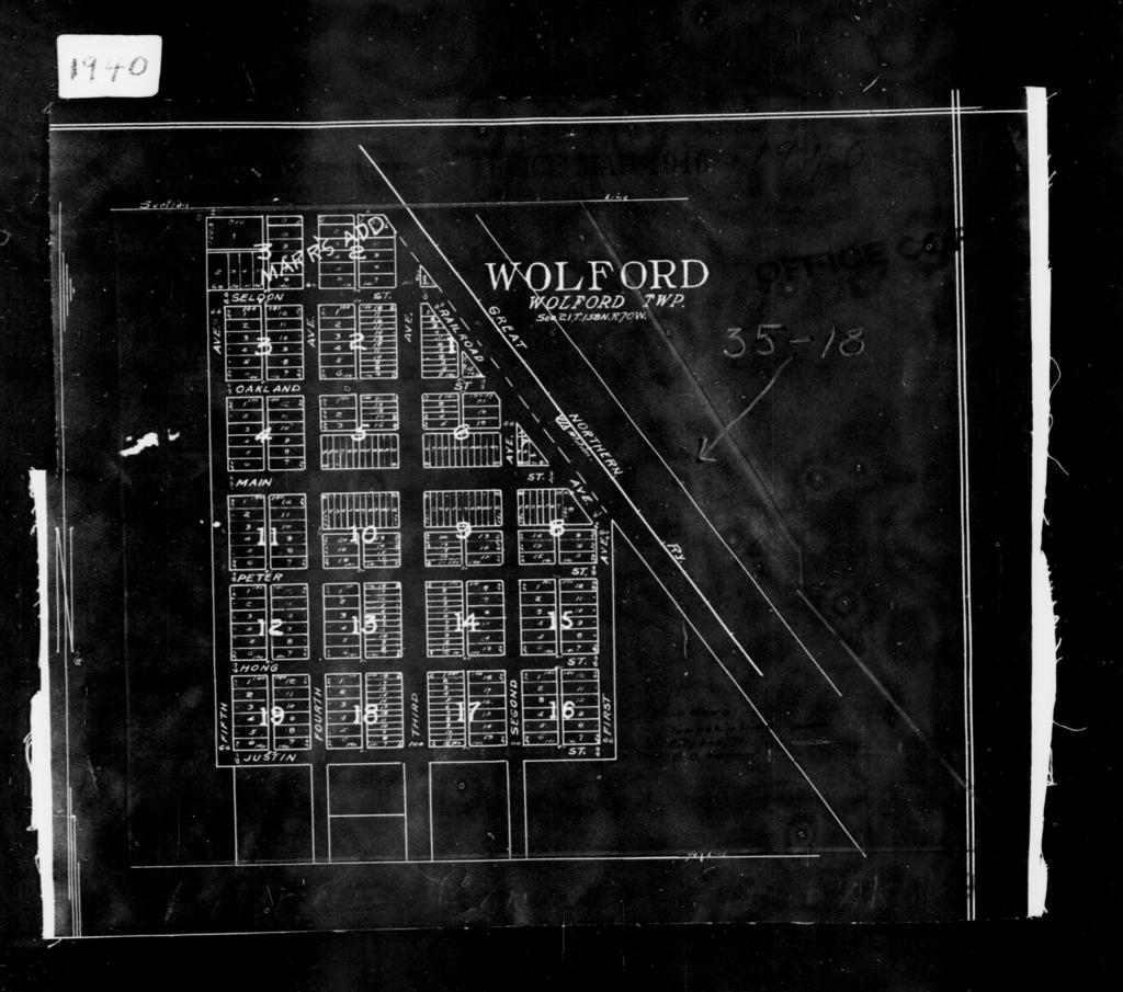 1940 Census Enumeration District Maps North Dakota Pierce