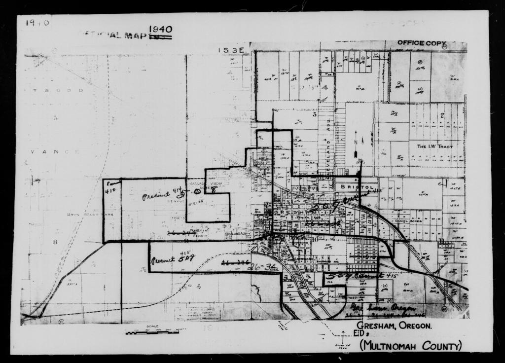 1940 Census Enumeration District Maps - Oregon - Multnomah County ...