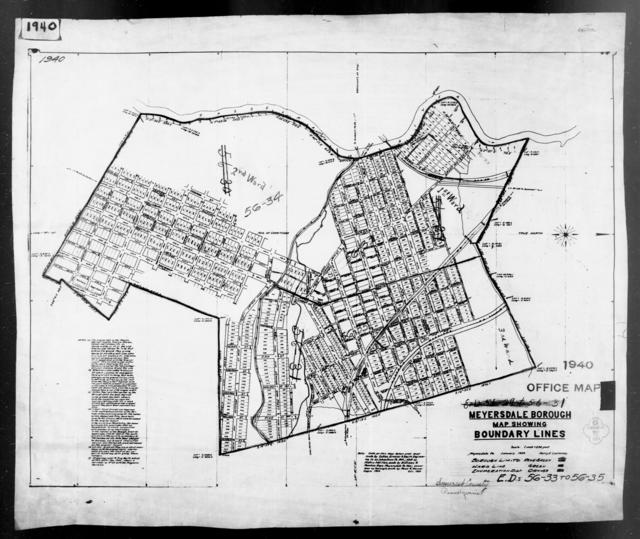 1940 Census Enumeration District Maps - Pennsylvania - Somerset County ...