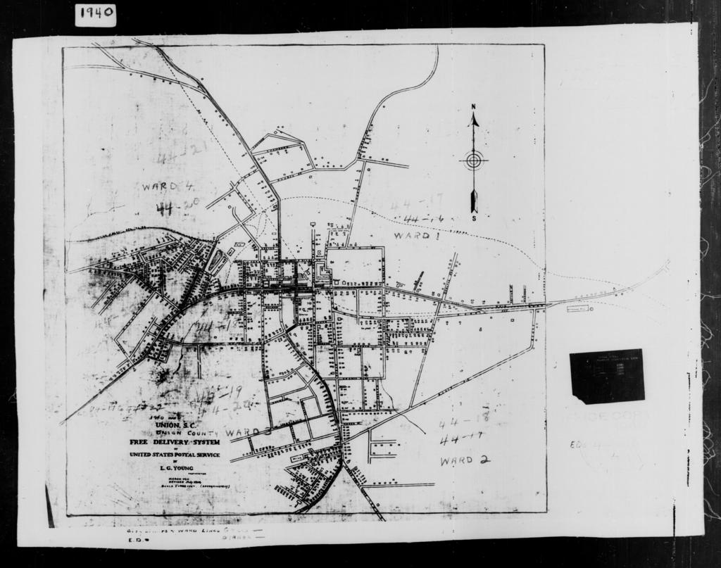 1940 Census Enumeration District Maps - South Carolina - Union County ...