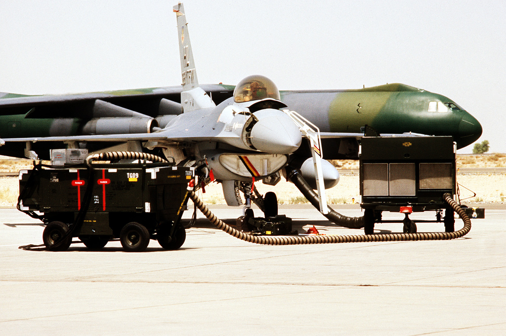 An F-16C Fighting Falcon Aircraft Of The 388th Tactical Fighter Wing Is ...