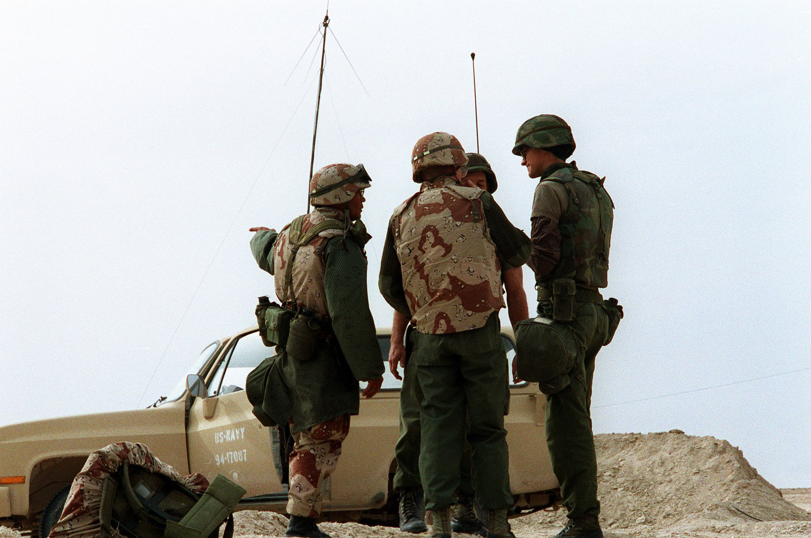 Security team leaders from Naval Mobile Construction Battalion 5 (NMCB ...